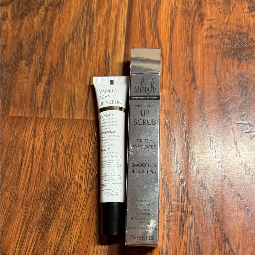 Whish Vanilla Bean Lip Scrub - new in box